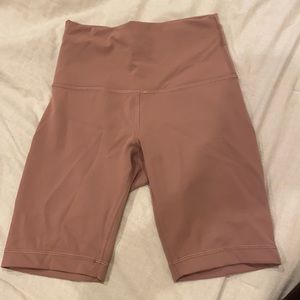 Lululemon pink biker shorts 7inch